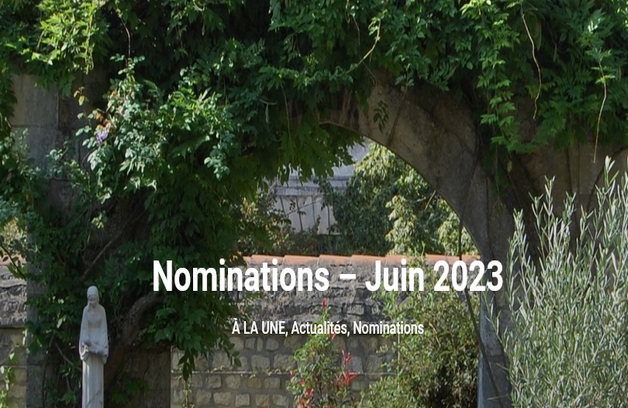 Nominations – Juin 2023